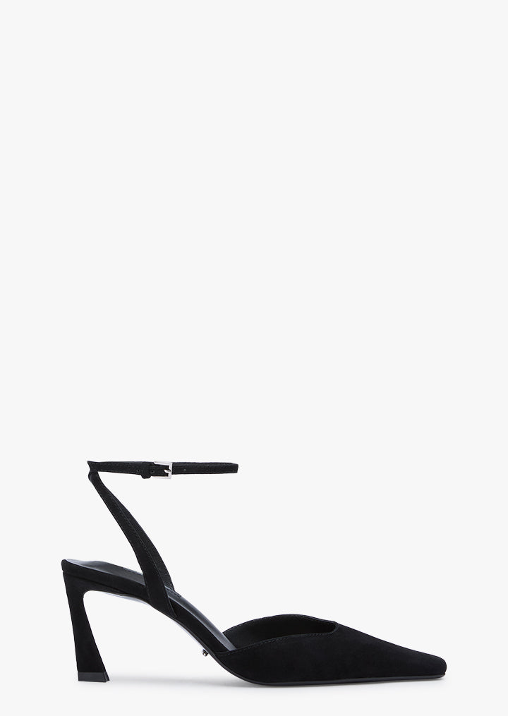 Jolie Black Suede - Tony Bianco