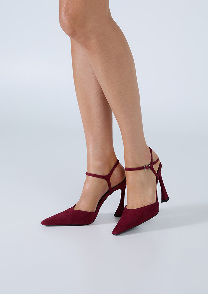 Spice Bordeaux Suede - Tony Bianco