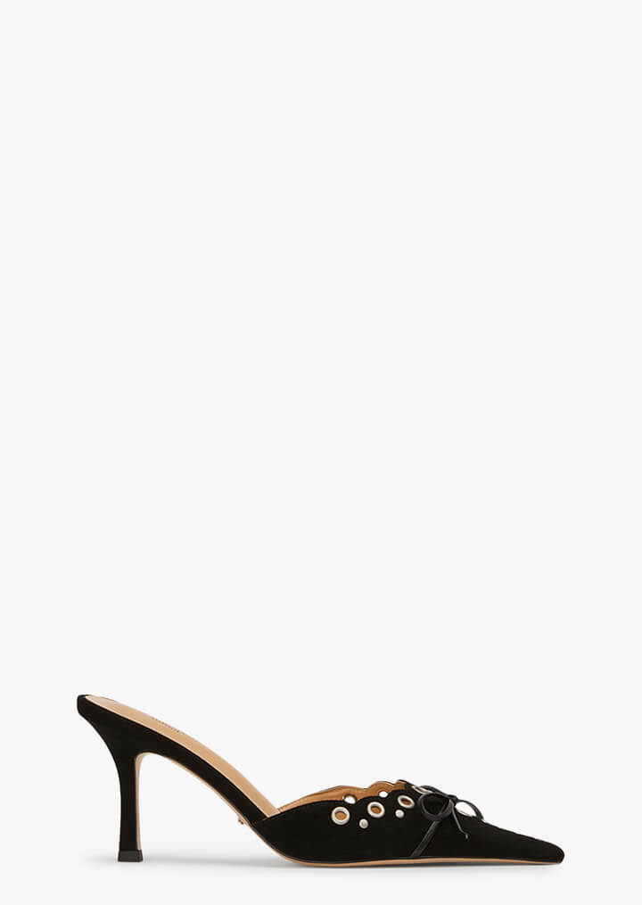 Shae Black Suede - Tony Bianco